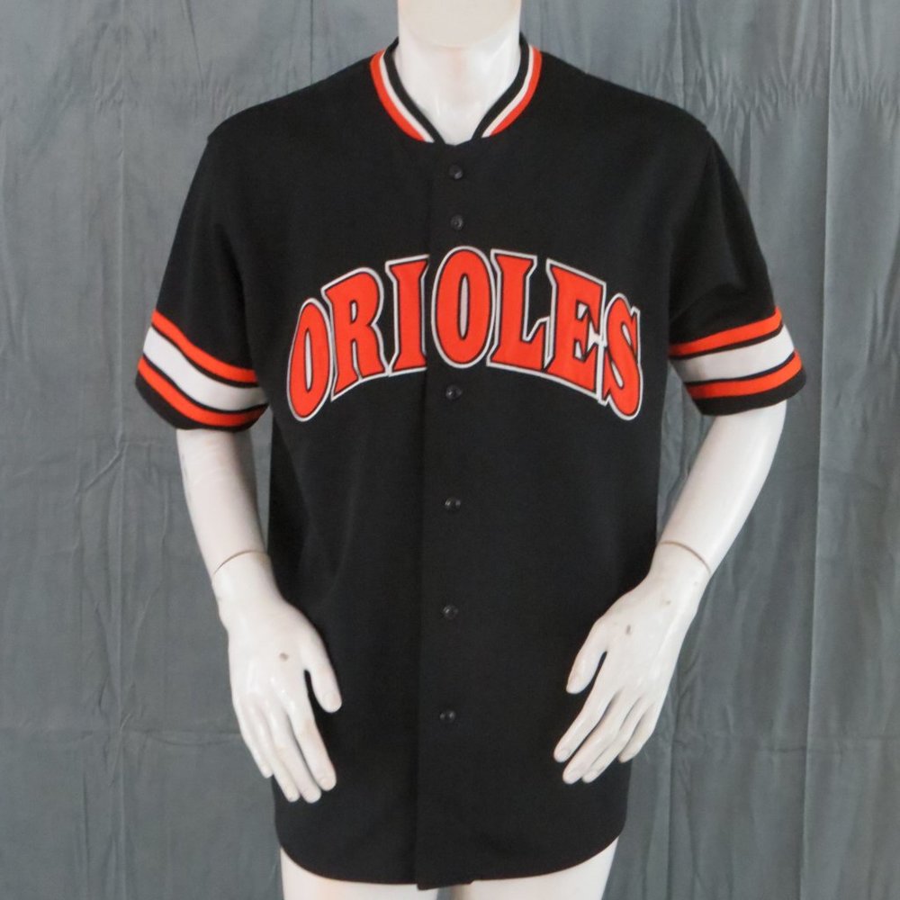 Baltimore Orioles Alernate Jersey - Script front by Stitches - Men's Large